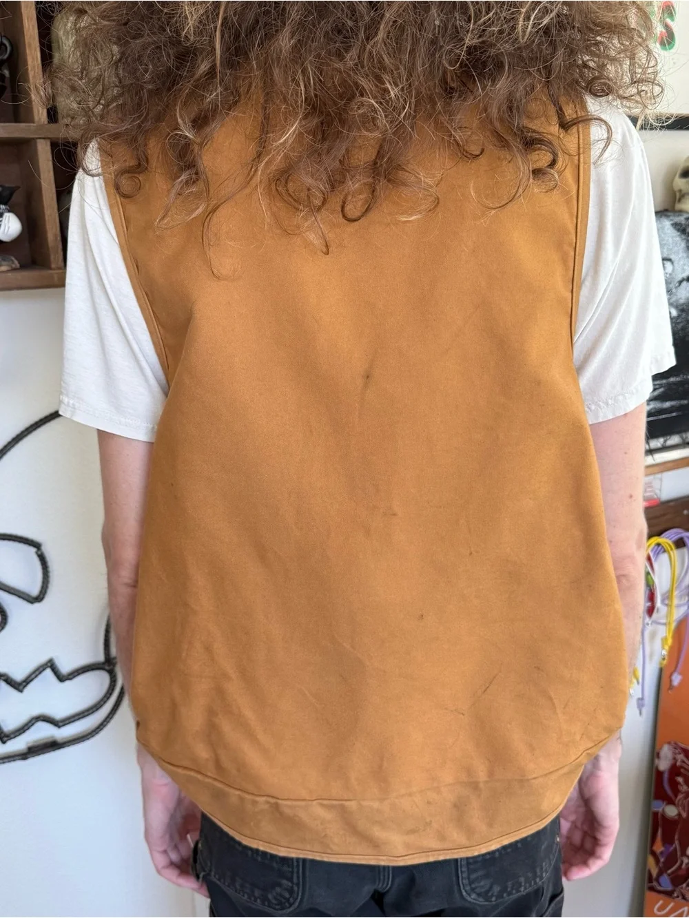 Vintage 60s Hunting Vest Western Trails ~ Size Medium